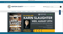 Desktop Screenshot of kentonlibrary.org